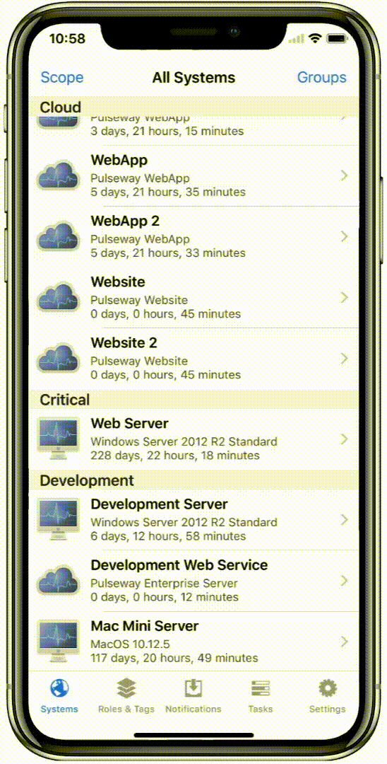 Pulseway Mobile System
